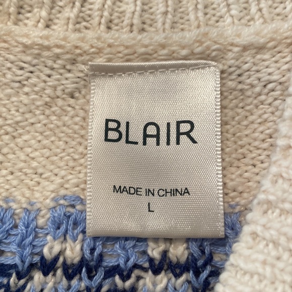 Blair Cotton Fair Isle Sweater - Picture 5 of 6